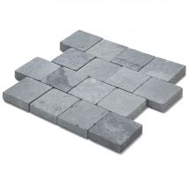 Pavé Pierre Bleue Du Vietnam 15x15 Cm Ep.5 (au M²) - Ro'ma Nature - Bricoman