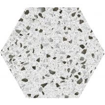Carrelage Hexagonal Dura Blanc Granito 25x25 Cm - Bricoman