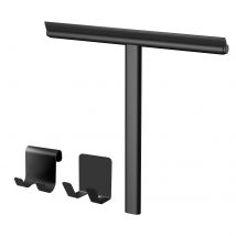 Emke Raclette Pour Porte De Douche À Suspendre 21,5 Cm Noir - Bricoman