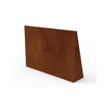 Mur De Soutènement En Métal Acier Corten Premium L.100 X H.70 Cm - Madecoupesurmesure - Tecnomat