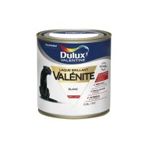 Laque Valenite Bri.0.5l Blanc Dulux Valentine - 5211209 - Tecnomat