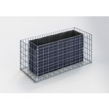 Jardin Surélevé En Gabion En Acier Galvanisé, 120x50x50cm (lxhxp), Mailles 5 X 10cm, Parois 10cm, Idéal Pour Potager Ou Jardin - Bricoman