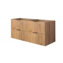 Meuble Suspendu Sous Lavabo Flow Chêne 120 Cm - Bricoman