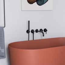 Mitigeur De Douche Et De Baignoire À Encastrer - 5 Sorties - Y - Noir - Bricoman