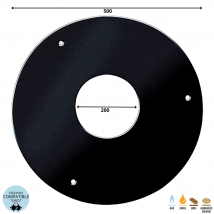 Rosace D'Élément De Finition Conduit Double Paroi Isolé Edilinox - Diamètre 150 Mm - Bricoman