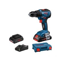 Perceuse Visseuse 18v Gsr 18v 55 + 2 Batteries Procore 4ah + Chargeur + Coffret L Case Bosch 0615990l4c - Bricoman