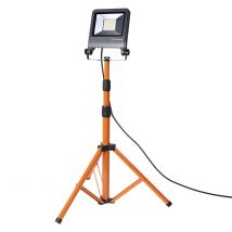 Ledvance Lampe De Travail Led Pour Le Sol, Pour L'Extérieur, Worklights - Tripod / 50 W, 220...240 V, Angle De Rayonnement: 120°, Cool White, 4000 K, 