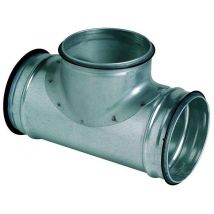 Té Équerre 90° Galva - Te 160/160 + Joints - 11098005 Aldes - 11098005 - Bricoman