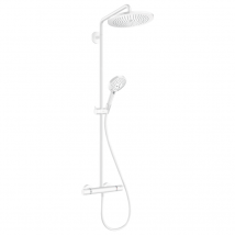 Colonne De Douche Thermostatique Hansgrohe Croma Select S 280 Blanc Mat - Bricoman
