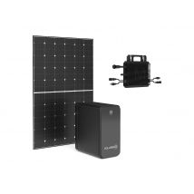 Kit Panneau Solaire Plug And Play + Batterie De Stockage - 425 W - Luminoser - Bricoman