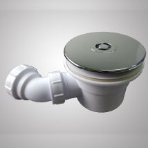 Bonde De Douche Diamètre 90mm - Bonde Siphon Pour Receveur De Douche, Installation Facile, Évacuation Rapide - Avec Tuyau Flexible - Bricoman