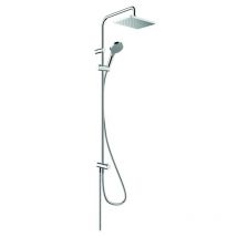 Colonne De Douche Ou Bain Douche Sans Mitigeur Hansgrohe Vernis Shape 230 Ecosmart Chromé - Bricoman