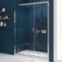 Porte De Douche Coulissante Smart Express L 1,40 M - Bricoman