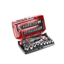 Coffret De Douilles Et Embouts Facom - 1/4 - 6 Pans - 38 Pcs - R.360nano-u1 - Bricoman