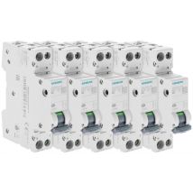 Disjoncteur Siemens, 2 A, Courbe C, 4,5 Ka, Ac/dc, Norme Nf En 60898, Garantie 2 Ans - Bricoman