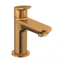 Robinet Lave-mains Eau Froide Duravit Wave Bronze Brossé - Bricoman