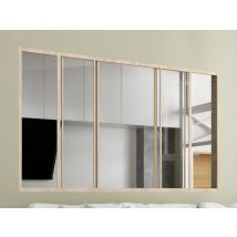 Verrière Coulissante En Aluminium Thermolaqué Naturel Clair 180x105 Cm - Ravena - Bricoman