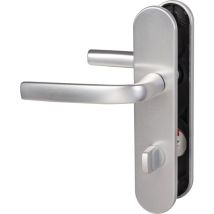 Poignée De Porte Intérieure - Logio - Vachette - Gris Argent - Condamnation À Voyant - 165 Mm - Tecnomat