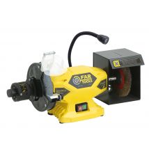 Touret À Meuler 450w Meule-brosseø150mm Affuteur Forets - Bricoman