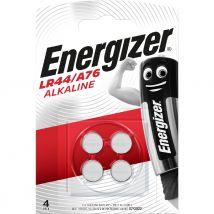 Energizer - Lot De 4 Piles Sp ciales Lr44/a76, Une Pile Pour Un Besoin, Sans Ajout De Mercure Et De La Puissance Pour Les Petits Appareils. - Bricoman