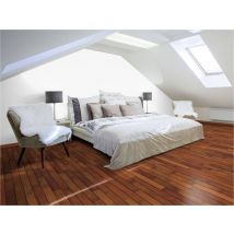 Parquet Pont De Bateau Avec Joint De Pu Intégré En Acajou Stephanie - Bricoman