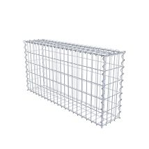 Gabion En Acier Galvanisé 100x50x20cm (lxhxp), Mailles 5 X 10cm, Spirale, Cage Métallique Pour Mur Ou Jardin - Bricoman