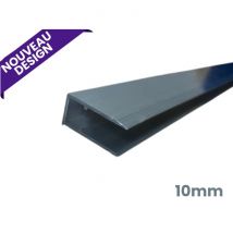 Profil U Aluminium Pour 10mm - Couleur: Alu Brut - Longueur: 2.10m - Bricoman