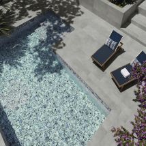 Carrelage Piscine Piscine Ice Saphir 15x15 Cm Effet Marbre - Bricoman