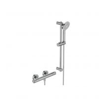 Ensemble De Douche Thermostatique - Ceratherm T50 - Barre 60 + Douchette Ronde 11 Cm 3j - Chrome - Ideal Standard - Bricoman