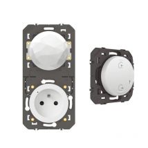Pack De Démarrage Installation Connectée Dooxie Avec Netatmo 1 Prise + 1 Commande Sans Fils - Blanc - Bricoman
