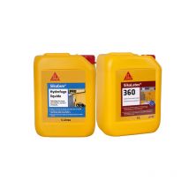 Pack Maçonnerie Sika - Hydrofuge De Masse Liquide Sikacem 5l - Résine D'Accrochage Sikalatex 360 - 5l - Bricoman