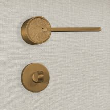 Poignée De Porte Design À Condamnation Finition Aspect Bronze Gulia - Katchmee - Bricoman