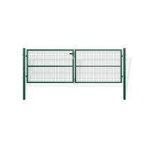 Portail Battant Grillagé 3m Olga H.100cm Vert - Bricoman