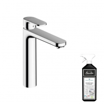 Mitigeur Lavabo Hansgrohe Vernis Blend 190 Avec Tirette Et Vidage Chromé + Nettoyant Briochin - Bricoman