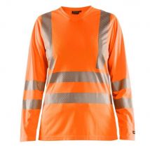 T-shirt Haute Visibilité Anti Uv Femme Blaklader Orange Fluo L - Bricoman