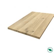 Plateau Chêne Massif Pleines Lames 1600 X 900 X 40 Mm Fsc Mixte - Bricoman