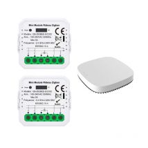 Module Interrupteur Pour Volet Roulant Zigbee (2 Pièces) + Passerelle Zigbee - Silamp - Bricoman