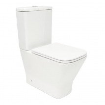 B-way Kit Complet Wc À Poser Vario Avec Chasse D'Eau Vortex + Réservoir De Chasse + Abattant Softclose, Blanc (sat2168storp) - Bricoman