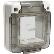 Plastron Étanche 2 Postes - Gewiss - Bricoman