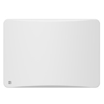 Radiateur Électrique Fixe À Inertie Sèche Fonte + Film Avec Thermostat Interchangeable 1000w Bestherm Almea Horizontal Blanc - Tecnomat
