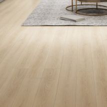 Lame Pvc Clipsable Imitation Bois 18,2x122 Cm Betulla Natural - Bricoman