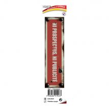 Plaque Vintage Ni Prospectus Ni Publicité - Adhésif 170x45mm - 4019437 - Bricoman