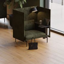 Sol Spc Acoustique 18db / Lame 5mm Neva-biscuit / Décor Parquet 100% Waterproof / Passage Très Intensif - Bricoman