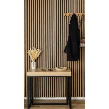 Lot De 2 Panneaux Décoratifs Muraux Ht : 130 Cm X Lg : 25 Cm Malt - Revêtement Mural Moderne - Panneaux Acoustiques - Décoration Mural Intérieur. - 