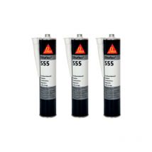 Lot De 3 Colles De Vitrage Sika Sikaflex 555 - Noir - 300ml - Bricoman
