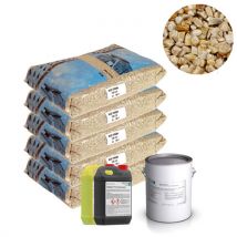 Moquette De Pierre - Kit Complet 8m² - Teinte : Jaune Sable - Bricoman