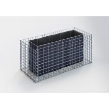 Jardin Surélevé En Gabion En Acier Galvanisé, 120x50x50cm (lxhxp), Mailles 5 X 5cm, Parois 10cm, Idéal Pour Potager Ou Jardin - Bricoman