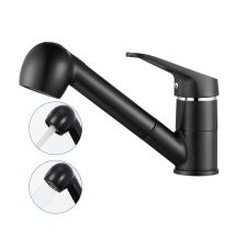 Mitigeur Cuisine Auralum Max Noir Avec Douchette Extractible 2 Jets Robinet Évier À 360° En Laiton Robinetterie Avec Monotrou L'Eau Froide Et Chaude -