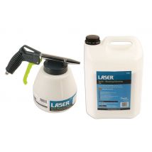 Lot : Pistolet De Sablage Au Bicarbonate De Soude + Bidon Bicarbonate - Bricoman