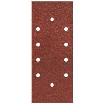 Lot 8 Patin Feuille Abrasif Corindon 10 Trous 115 X 280 Mm Grain 80 Scid - Bricoman